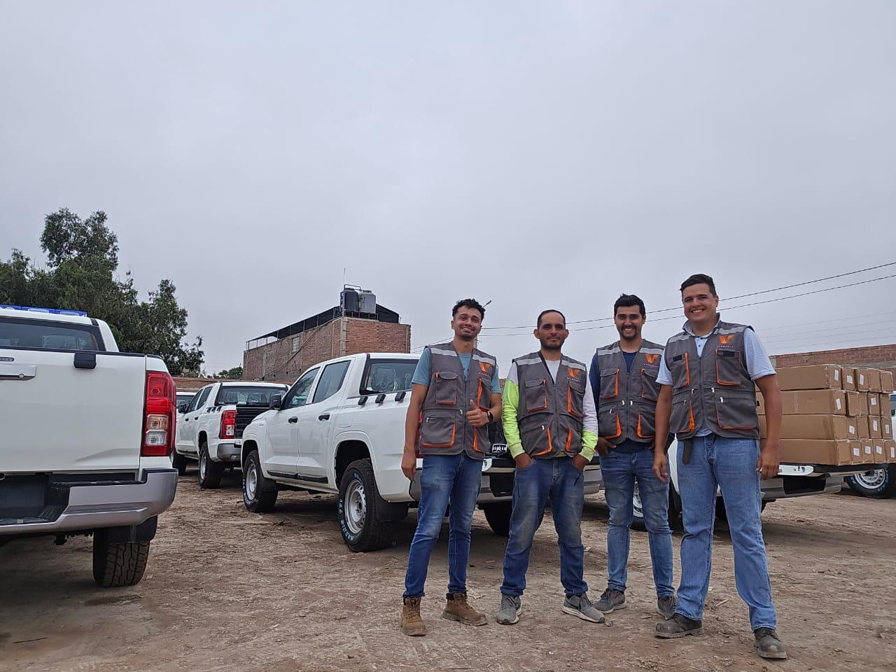 Equipo de Valtar y flota en despliegue de campo