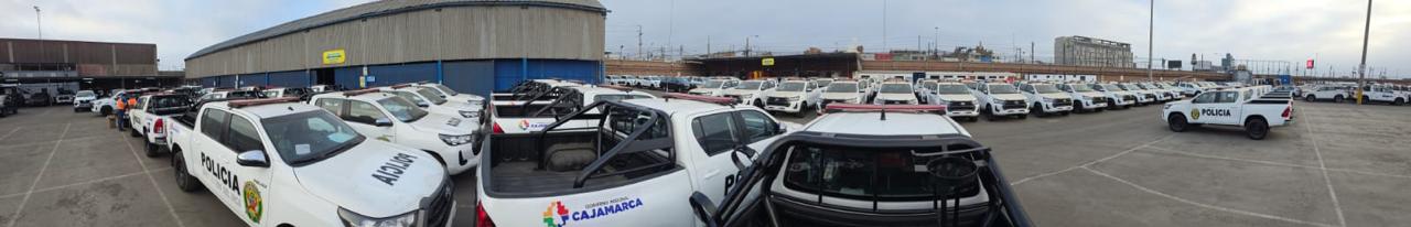Flota de vehículos para seguridad ciudadana